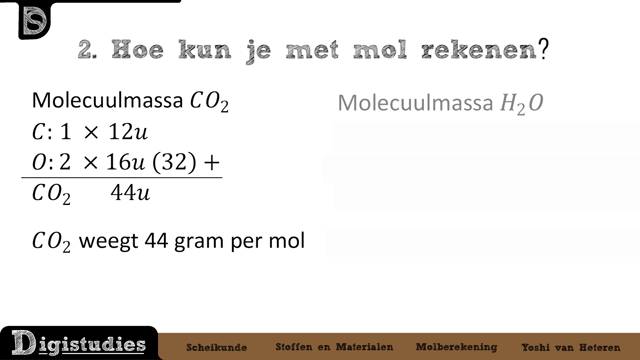 Digistudies - 2. Molberekeningen