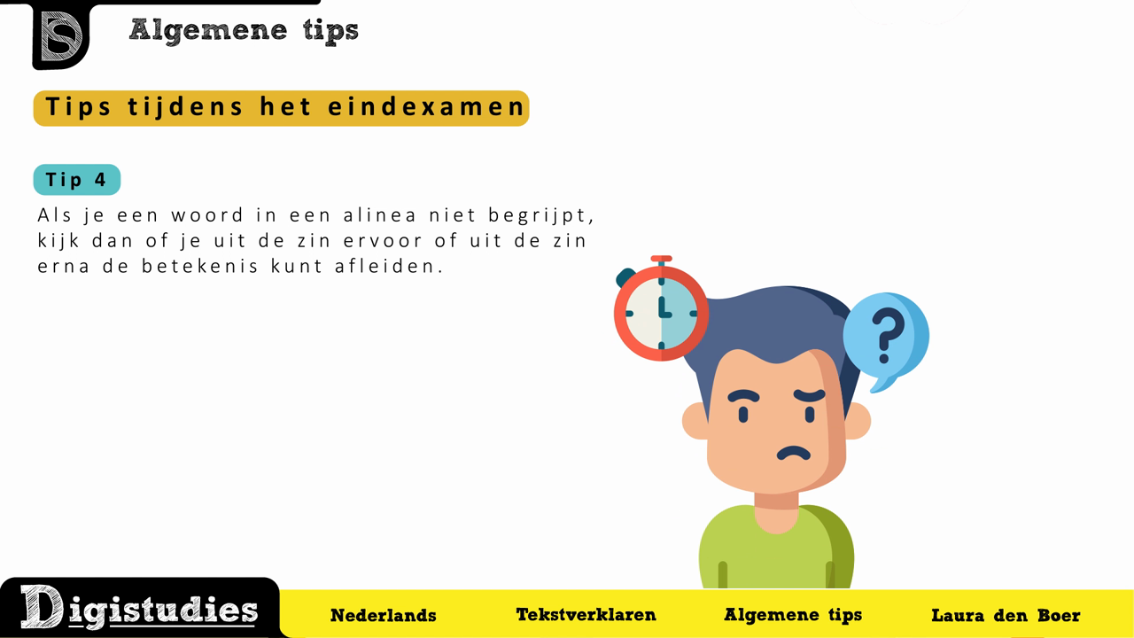 Digistudies - 2. Algemene Tips